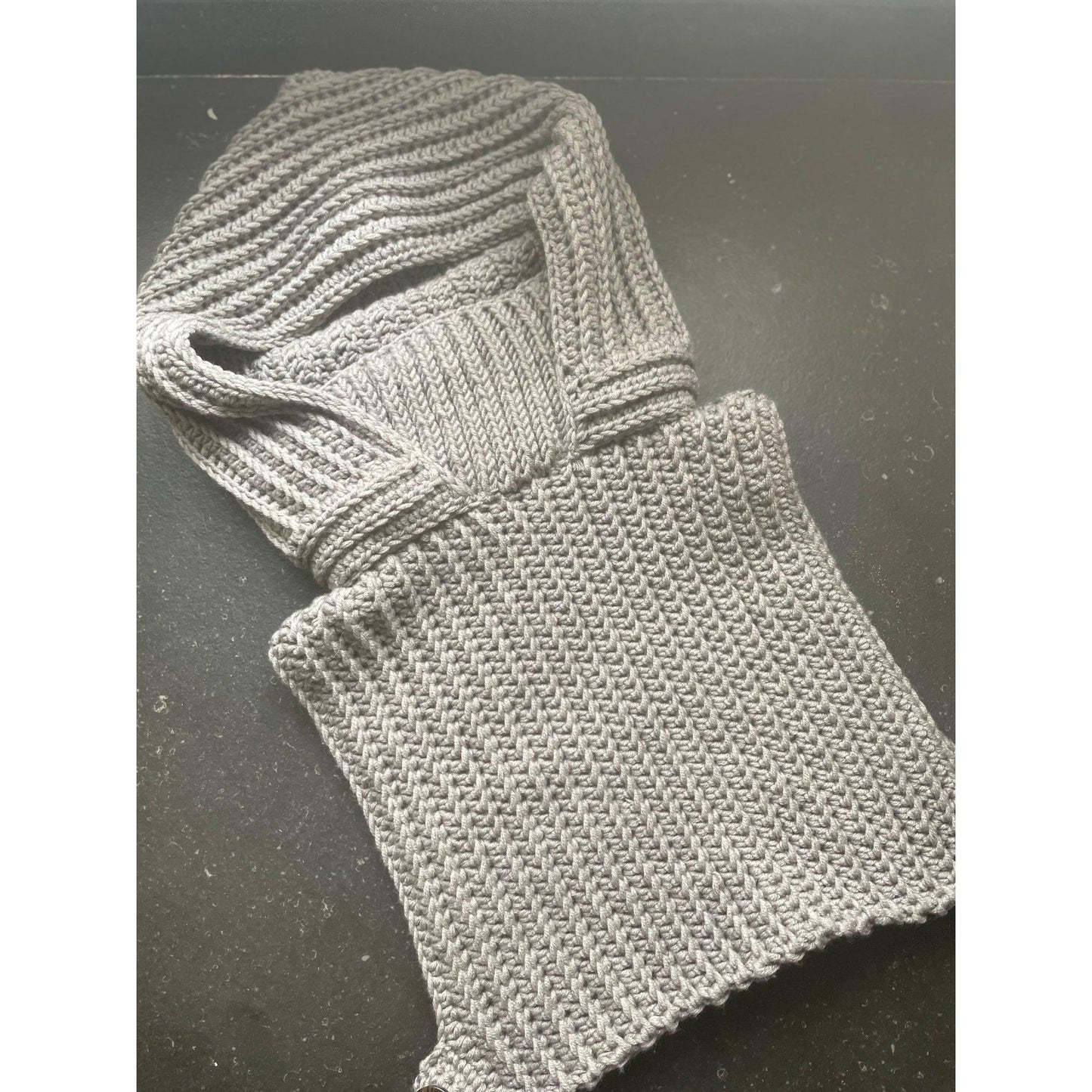 Balahood ai ferri lana merino fatto a mano | Lab Knit & Crochet