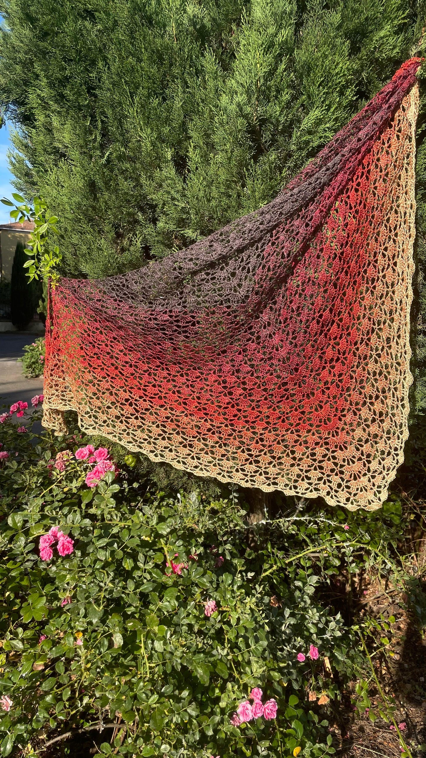 Scialle Sunset - Lab.knitandcrochet