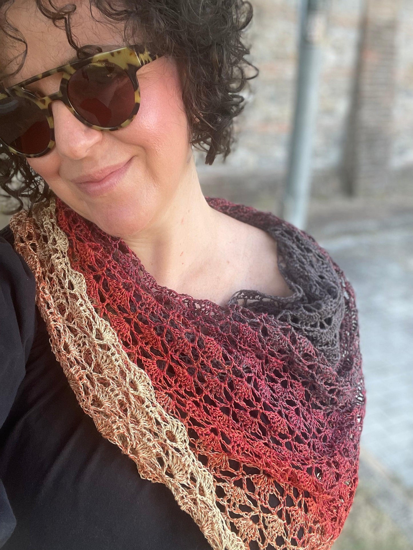 Scialle Sunset - Lab.knitandcrochet