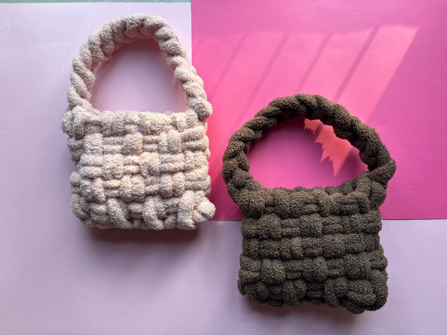 Sherpa Bag uncinetto lana fatta a mano | Lab Knit & Crochet