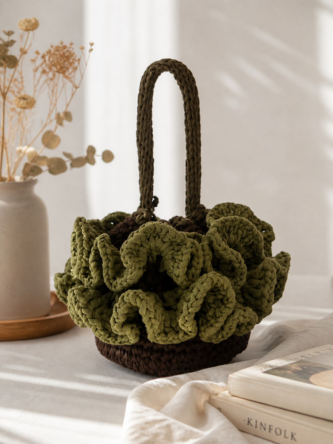 Frufru Bag uncinetto cotone fatta a mano | Lab Knit & Crochet