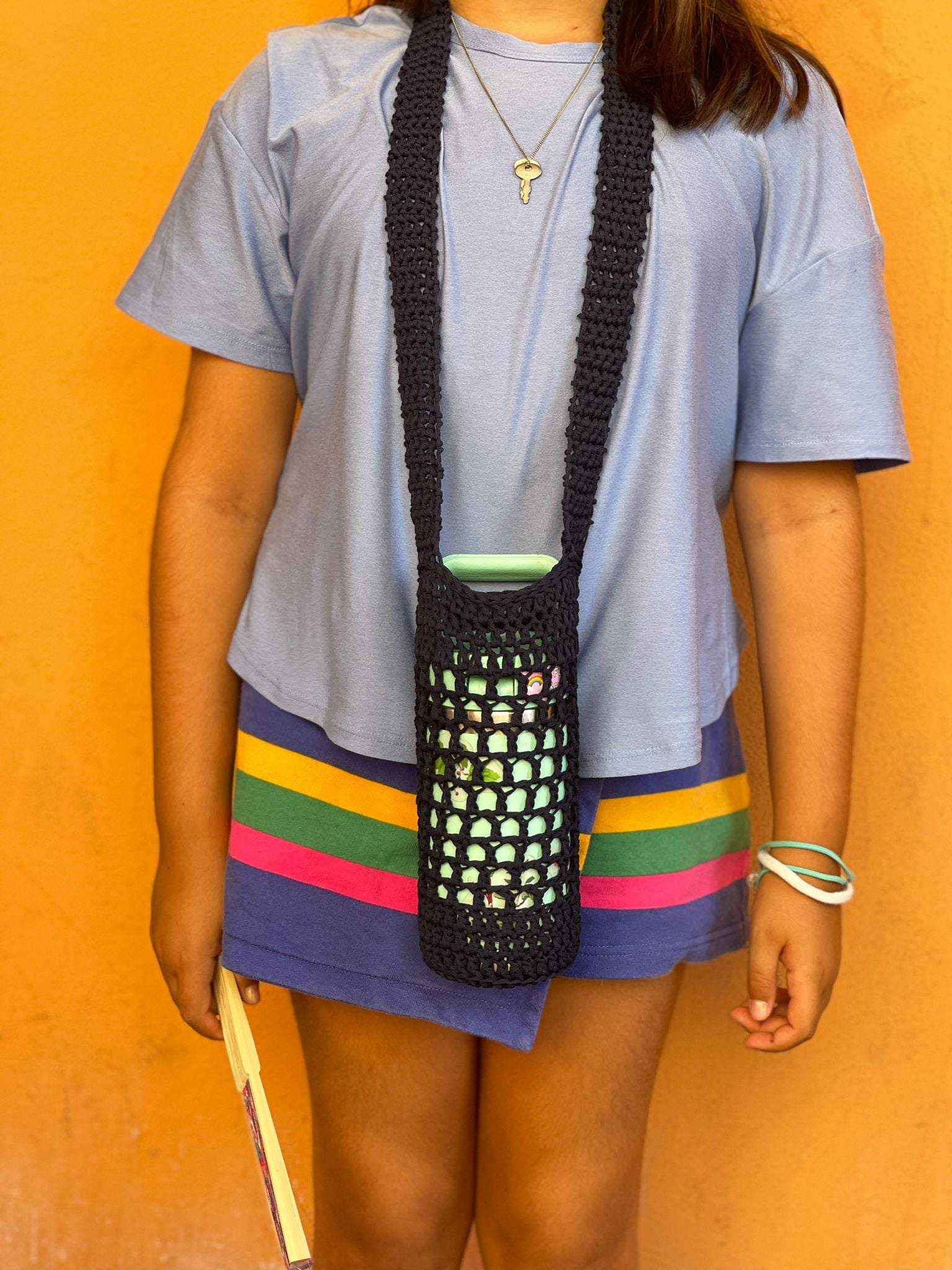 Tracolla porta borraccia - Lab.knitandcrochet