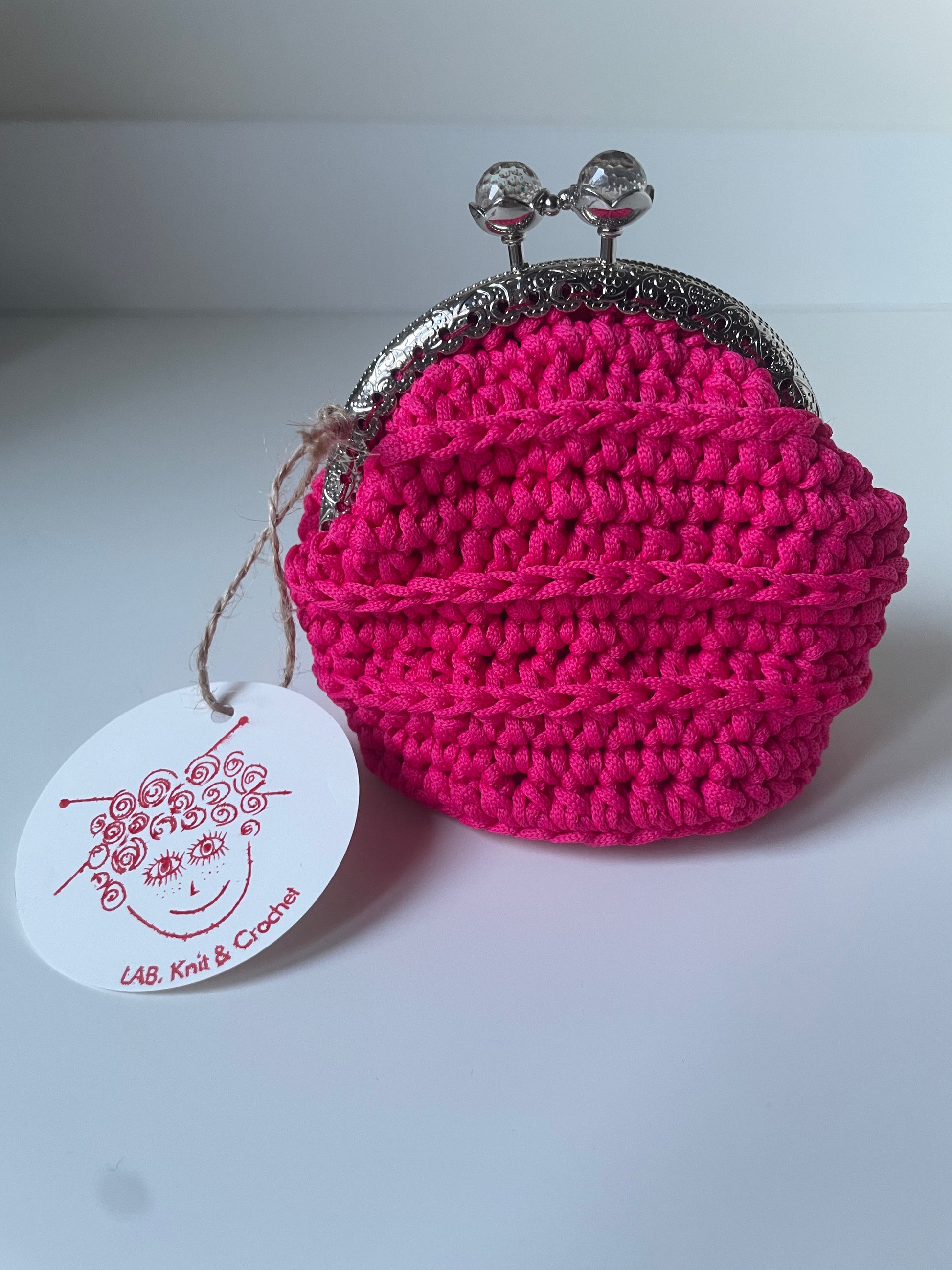 Porta monete Paris - Lab.knitandcrochet